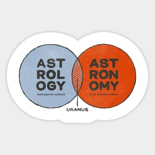 Space Venn Dia-slam! Sticker